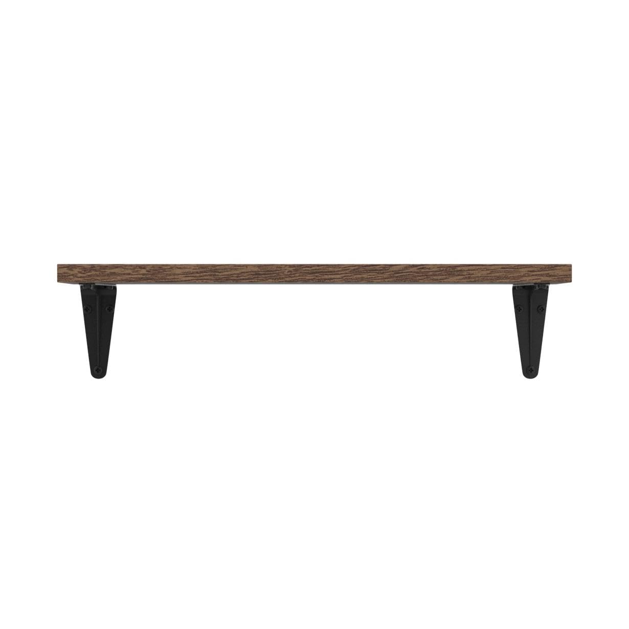 Wallniture Arras Floating Shelves Set of 6 - Rustic Wood Wall Shelves for Bedroom, Living Room & Office Decor - Perfect for Displaying Books, Photos & Decorative Items