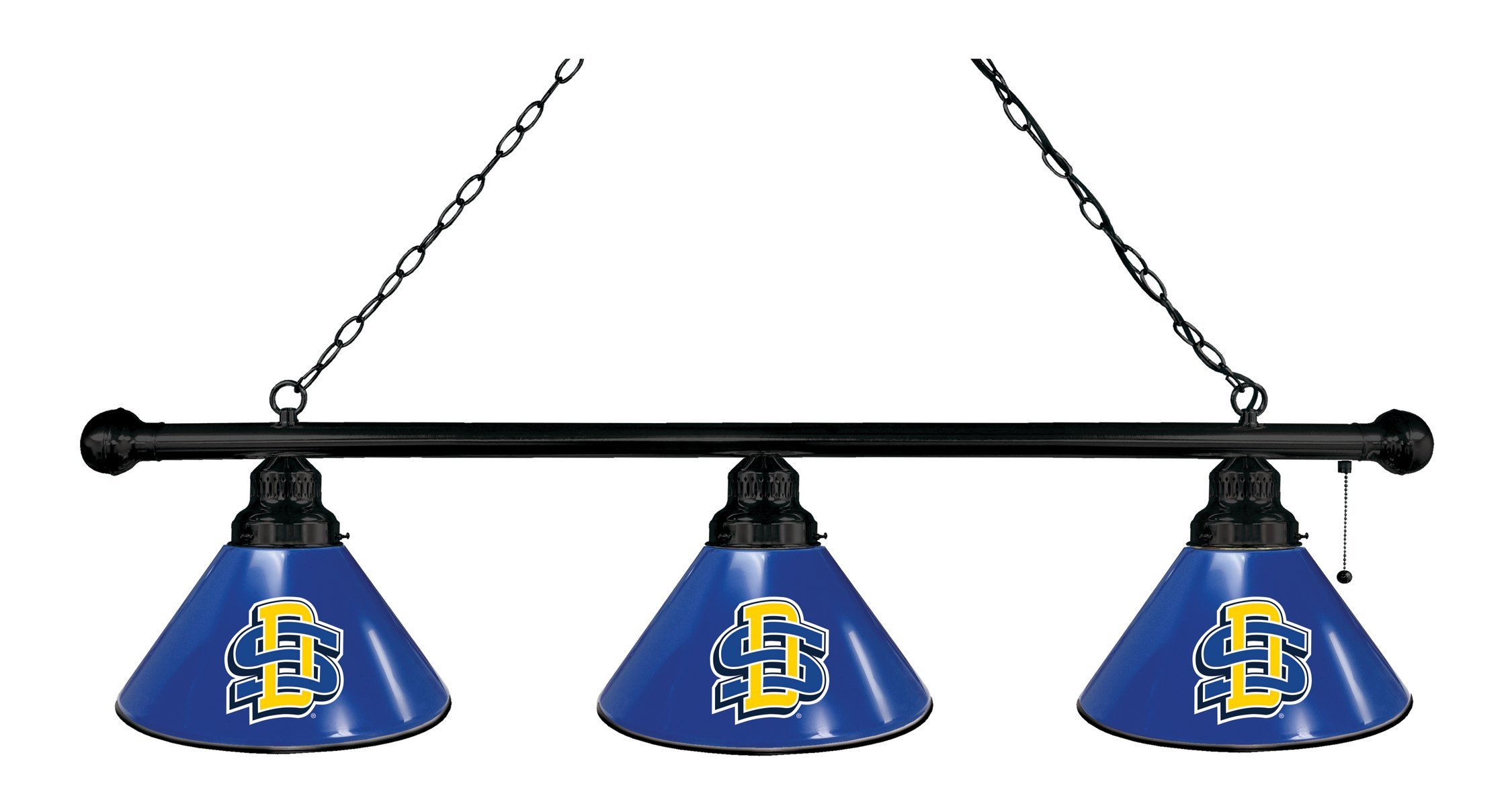 Holland Bar Stool Co. South Dakota State 3-Shade Billiard Pool Table Light - Perfect for Game Rooms, Bars, and Man Caves
