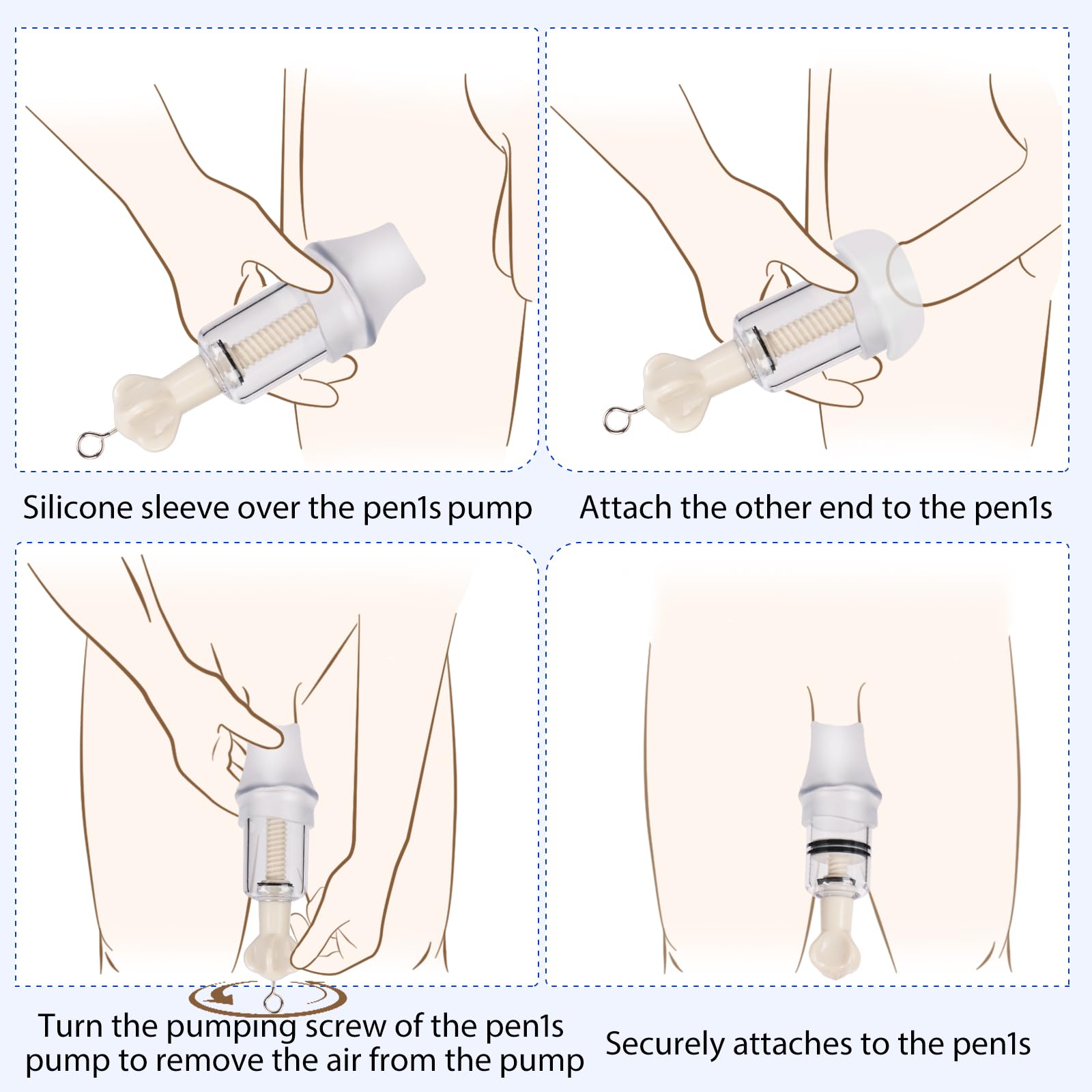 **Penis Extender & Pump Kit for Men – Adjustable Traction Device for Enlargement & Erection Training | Dual-Wear Design for Comfort | Adult Male Enhancement Sex Toys – Perfect for Home Use & Couples Play**