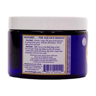 Dr. Singha's Mustard Bath - Natural Muscle Relief & Detox for Athletes, Post-Workout Recovery & Relaxation - Perfect for Sore Muscles, Stress Relief & Spa Nights