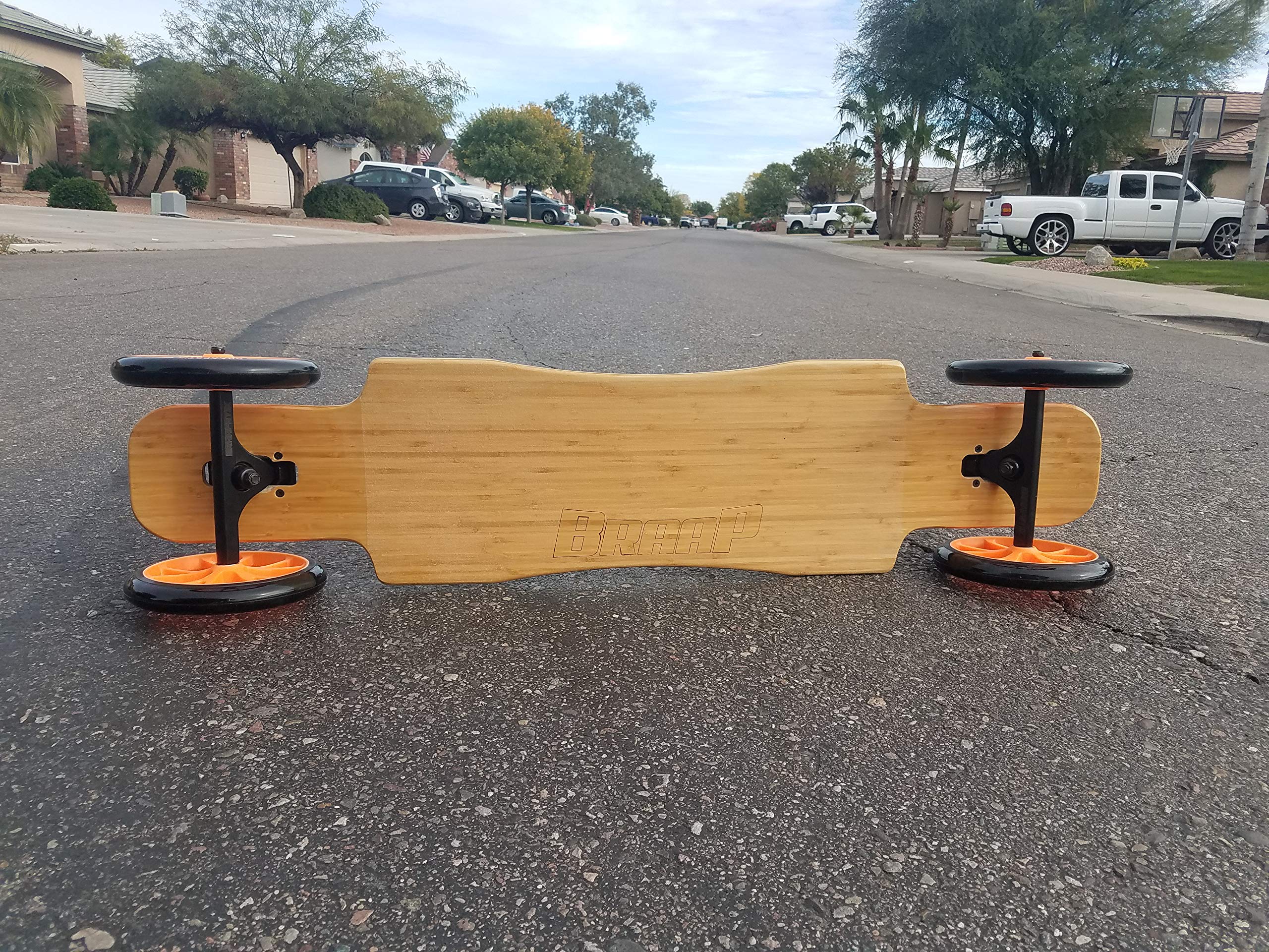 Large Wheel Longboard Skateboard - Big Wheels for Smooth & Safe Riding - Perfect for Beginners & Intermediate Riders - Great for Commuting, Cruising & Downhill Riding
