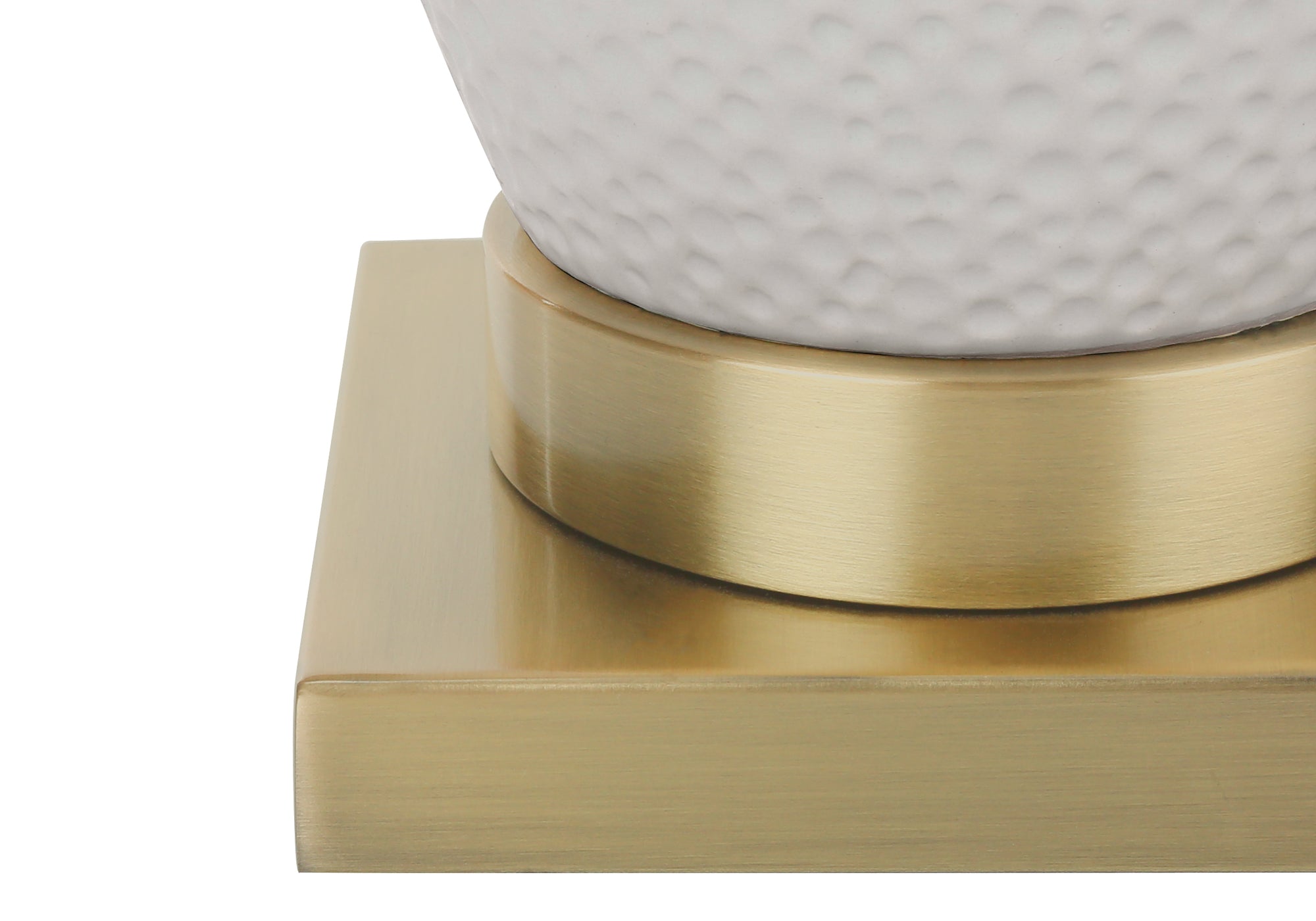 GlowLite 26H Ivory Table Lamp - White Ceramic Base & Cream Fabric Shade for Bedroom, Living Room, Office Decor | Elegant Lighting Fixture