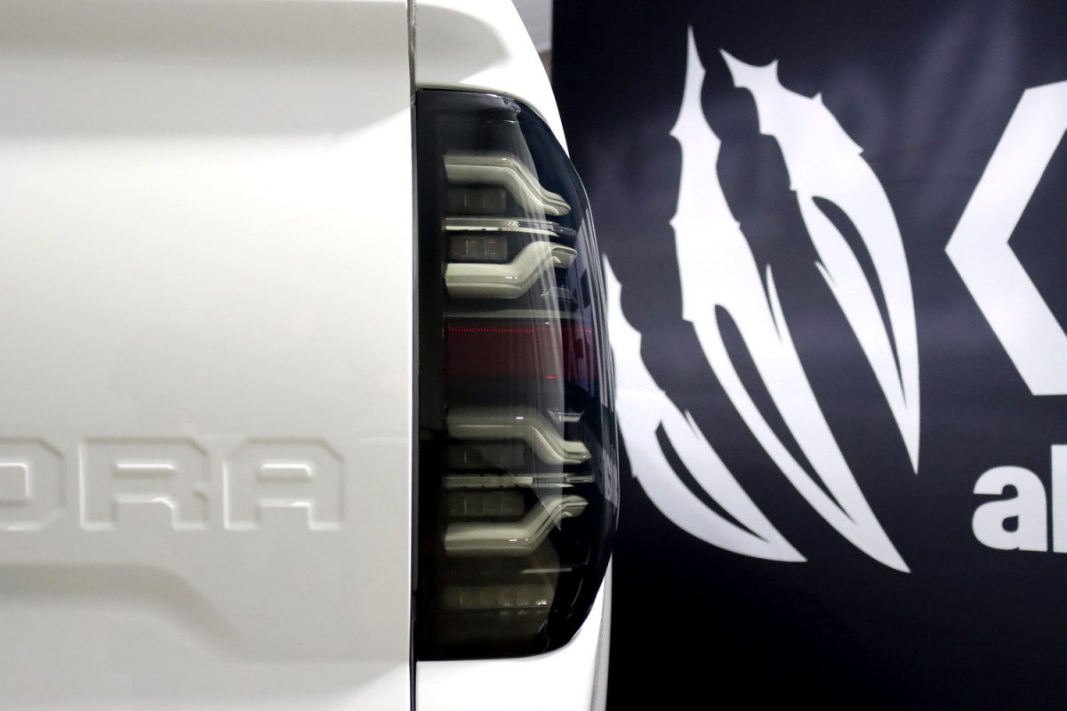 14-21 Toyota Tundra LUXX Series LED Tail Lights - Alpha Black - Smoked Lens - Plug & Play Installation - Upgrade Your Truck's Style & Visibility for Night Driving