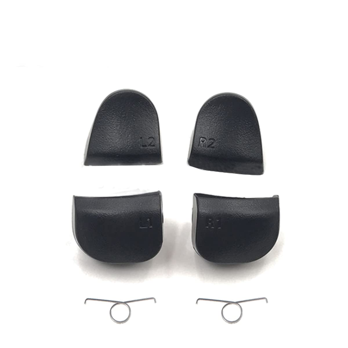 PS5 Controller Trigger Buttons Kit - L1 R1 L2 R2 Replacement Buttons with Springs for DualSense BDM-010 (V1.0) - Perfect for DIY Repairs & Gaming Performance Enhancement