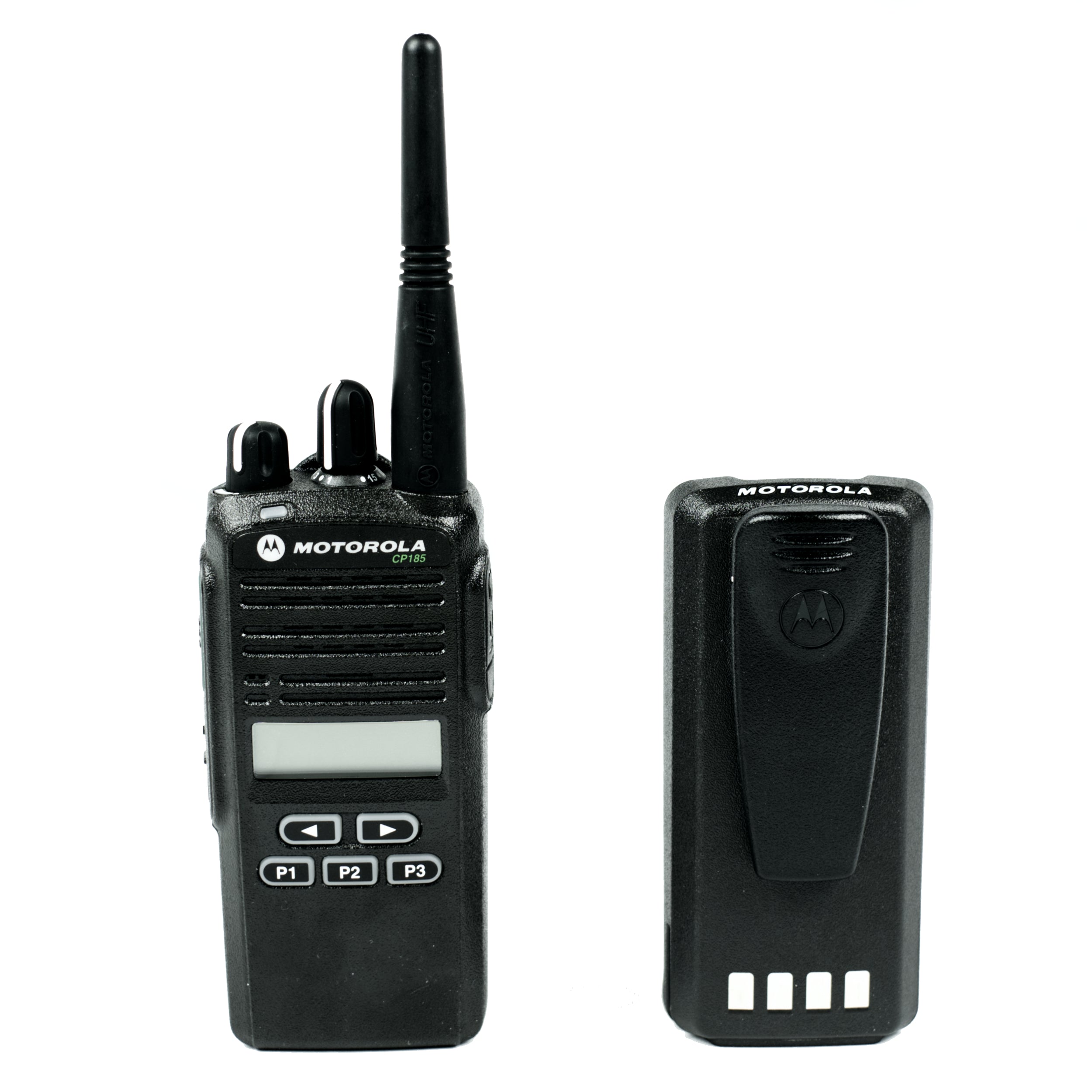 Motorola CP185 Two-Way Radio - Long Range Walkie Talkie for Outdoor Adventures, Construction & Emergency Communication