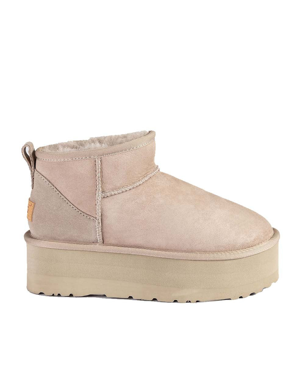 Women's UGG Ultra Mini Platform Boots - Cozy Winter Ankle Booties for Women | Perfect for Casual Outfits, Snow Days & Holiday Gatherings