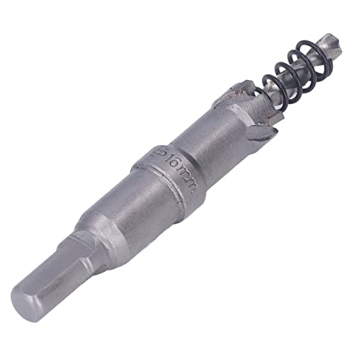 Premium Tungsten Carbide Hole Saw 16mm - High Precision Counterbore Cleaner & Split Pilot Drill Bit for Woodworking | Ideal for Cabinets, Furniture & DIY Projects