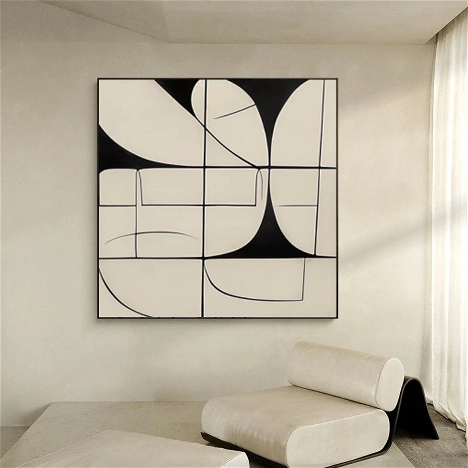 Abstract Painting #AB 278 - Modern Wall Art for Home & Office Decor | Perfect for Living Room, Bedroom, or Workspace