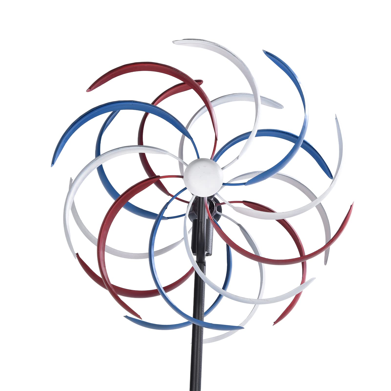 Durable Metal Windmill Spinner - Energy Efficient Solar Powered Garden Decor for Lawns, Courtyards & Outdoor Spaces | Perfect for Yard Decoration, Patio Ornaments & Eco-Friendly Landscaping