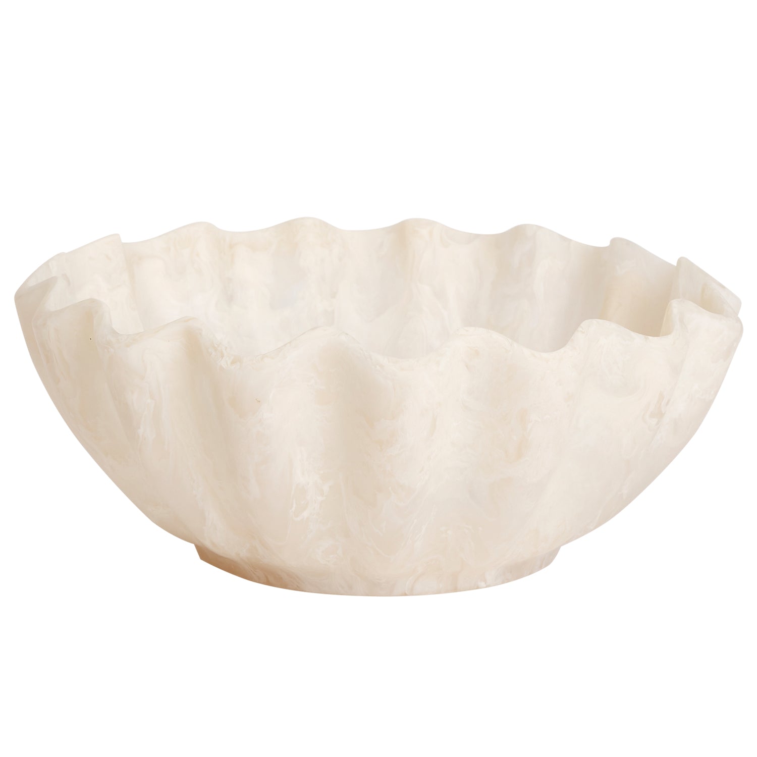 Venus Bowl Vanilla - Elegant Ceramic Serving Bowl for Salads, Pasta & Desserts - Perfect for Dinner Parties, Family Gatherings & Home Decor