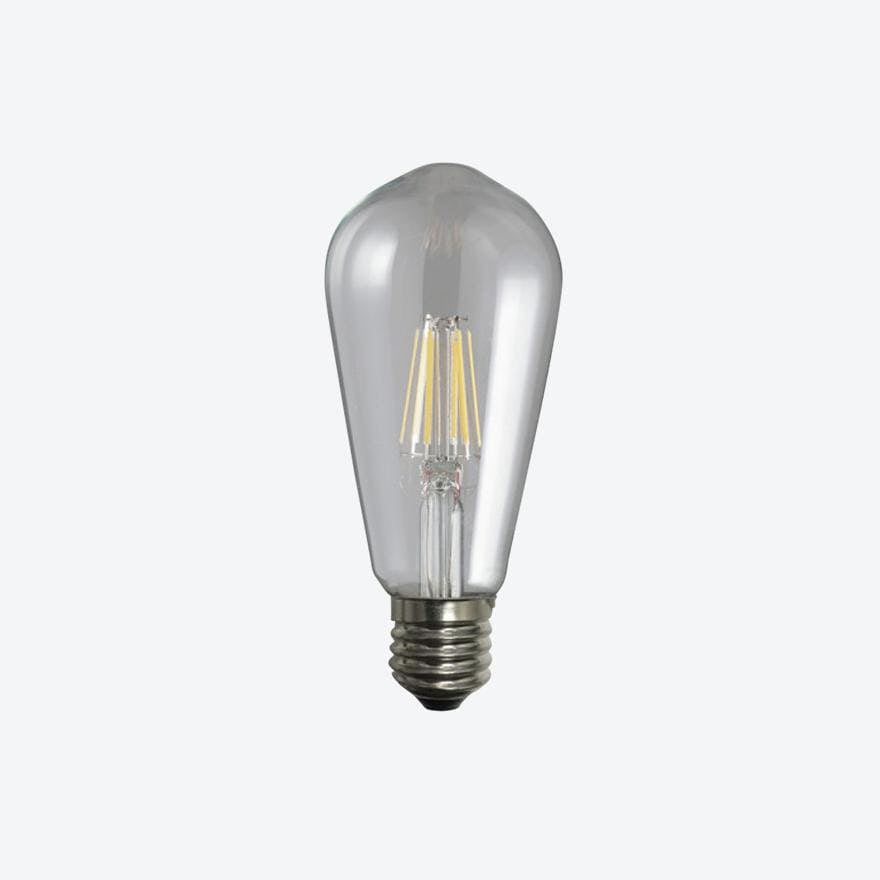 ST64 E27 6W 3000K LED Filament Bulb - Vintage Edison Light Bulb for Home Decor, Cafe, Restaurant & Retail Lighting