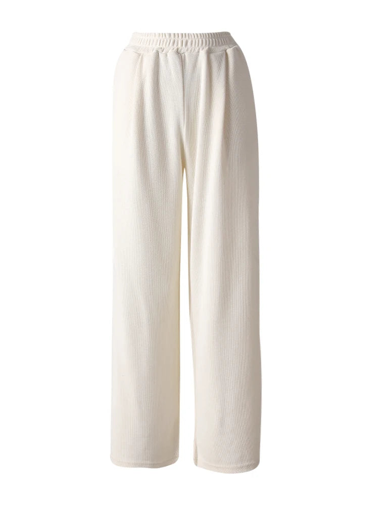 Beige Irregular Tank Top & Wide Leg Pants Two-Piece Set - Women's Sleeveless Fashion Outfit for Spring Summer 2025 | CPG3157 | Perfect for Beach Vacations, Casual Outings & Summer Parties