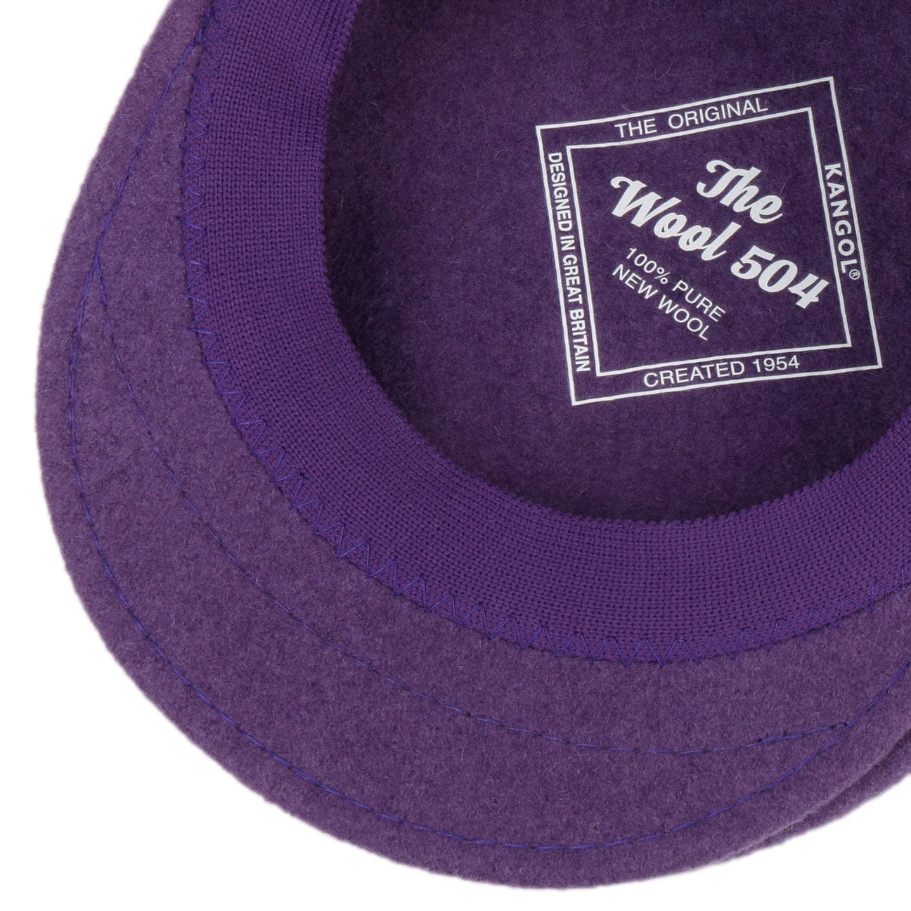 Kangol 504 Flat Cap for Men & Women - Classic Wool & Cotton Blend Hat for Casual & Outdoor Wear - Perfect for Hiking, Travel, and Everyday Style