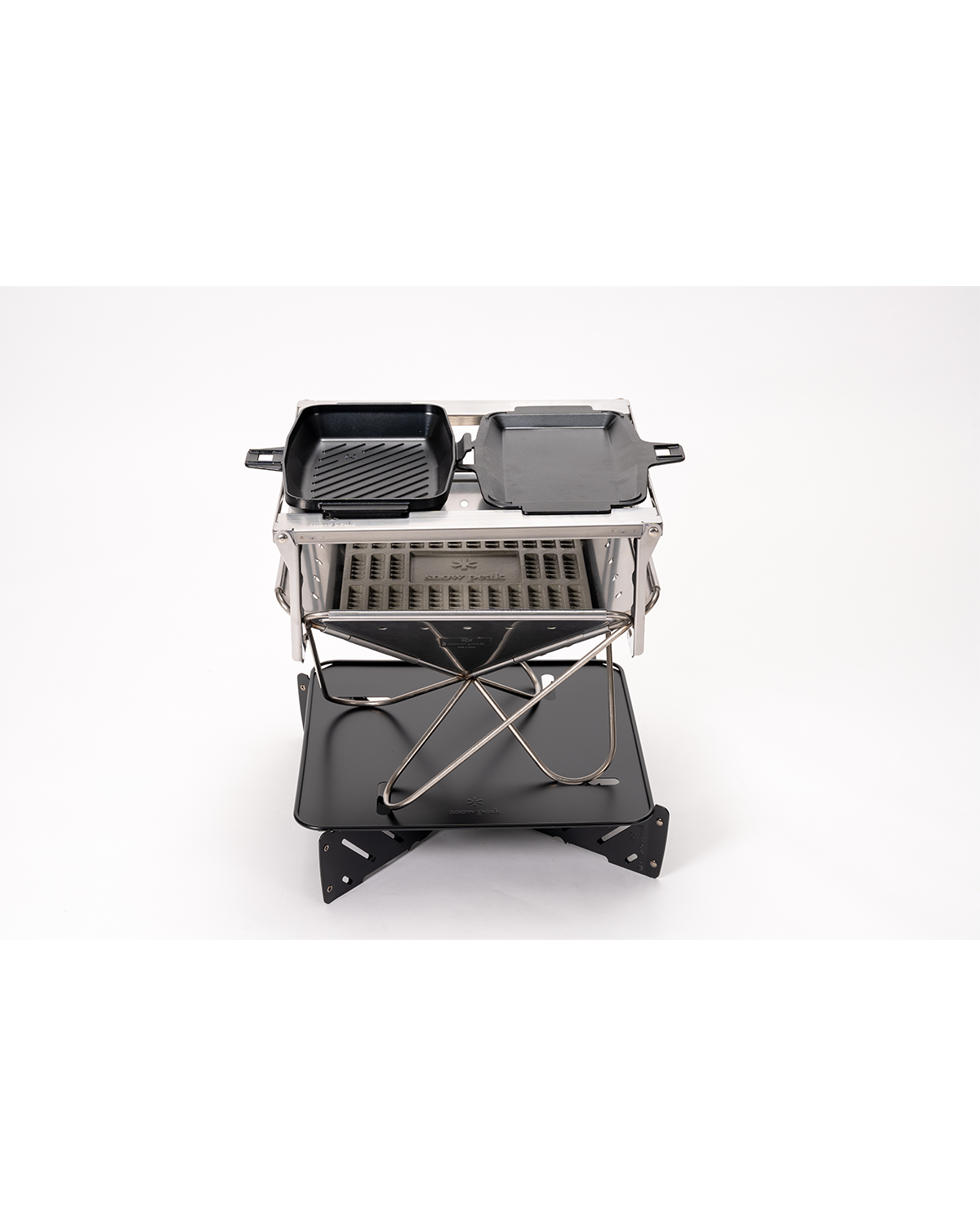 Premium Cast Iron Sandwich Press & Grill Pan - Perfect for Paninis, Grilled Cheese, and Breakfast Sandwiches at Home or Camping