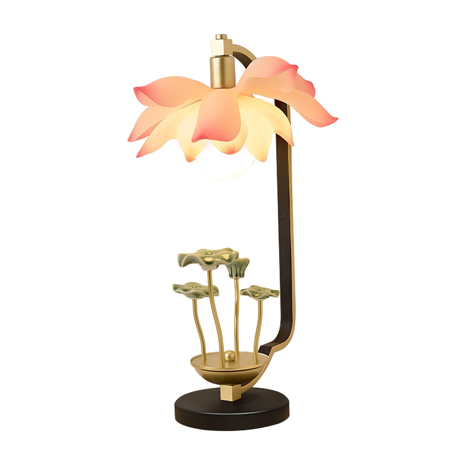 Modern Lotus Table Lamp - Elegant Bedside & Living Room Lighting for Home Decor - Perfect for Bedrooms, Offices, and Cozy Reading Nooks