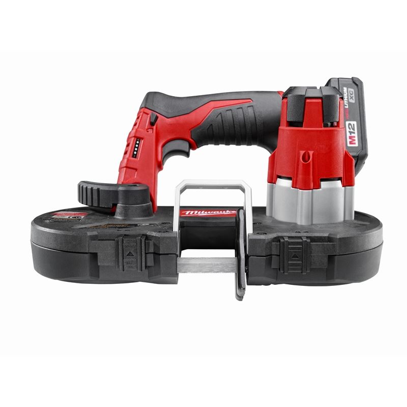 M12 12V Lithium-Ion Cordless Sub-Compact Band Saw Kit (2429-21XC) - Perfect for Plumbing, Electrical Work & DIY Metal Cutting Projects
