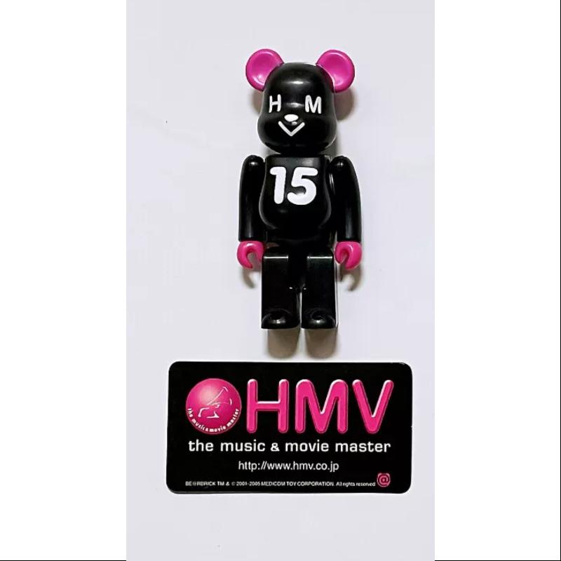 Bearbrick Series 10 Super Secret HMV Black 100% Collectible Vinyl Art Toy - Perfect for Display in Home, Office or Anime Collections