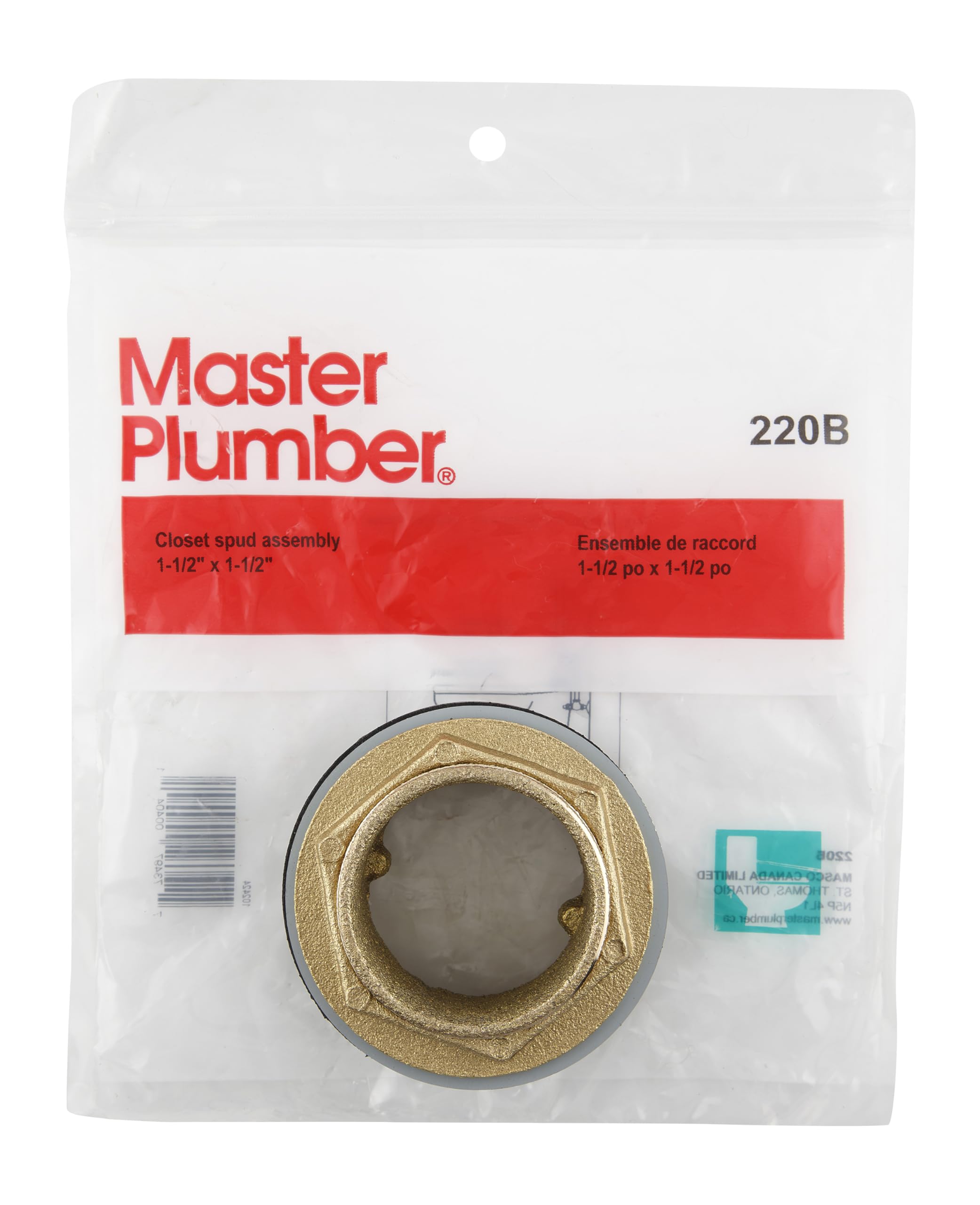 Master Plumber 220B 1-1/2