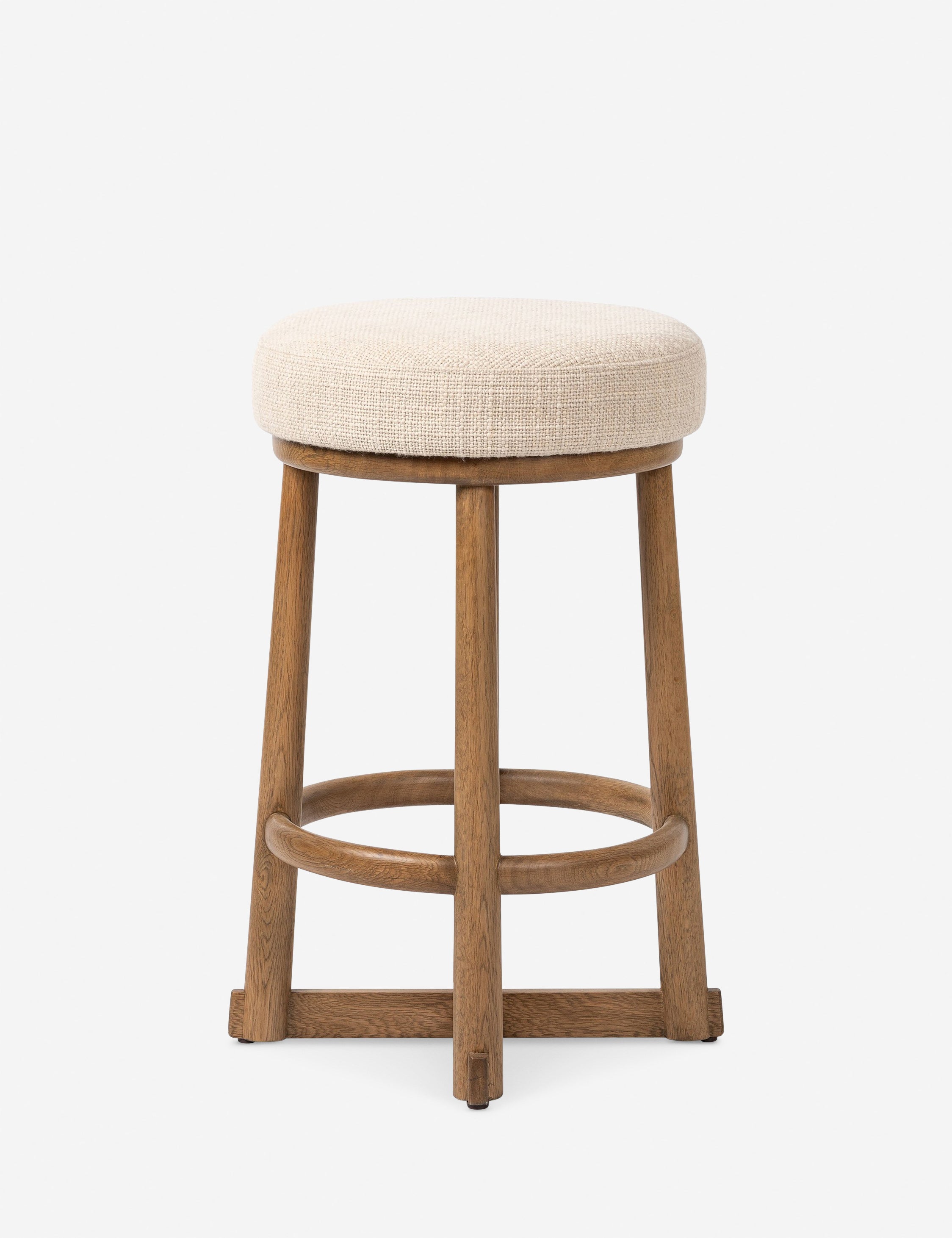 Clarisse Swivel Counter Stool - Modern Bar Stool with 360° Rotation, Adjustable Height for Kitchen Island, Breakfast Bar & Home Decor