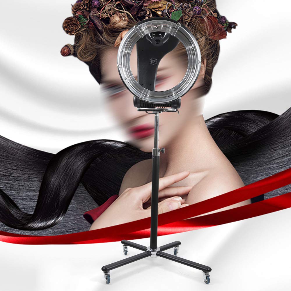 Professional Orbiting Infrared Stand Hair Dryer - 850W Salon-Grade Hair Dryer for Fast Drying & Styling - Perfect for Salons, Home Use & Travel
