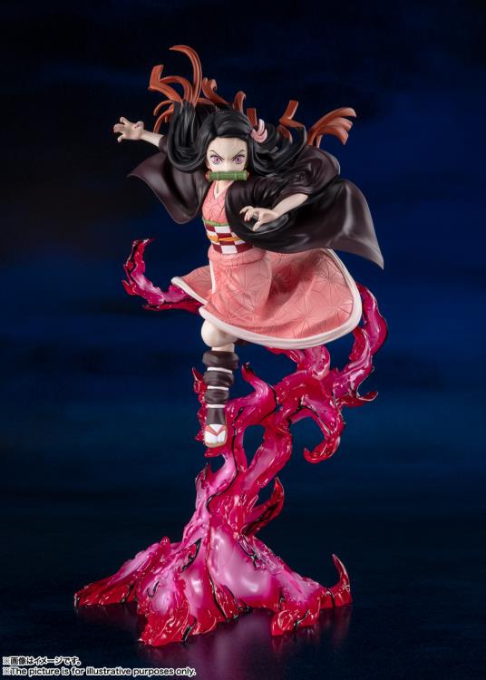 Figuarts Zero Demon Slayer: Kimetsu no Yaiba Nezuko Kamado Blood Demon Art Anime Figure Statue - Perfect for Anime Collectors, Home Decor, and Gift Giving