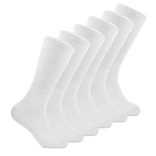 White (6 Pair Pack)