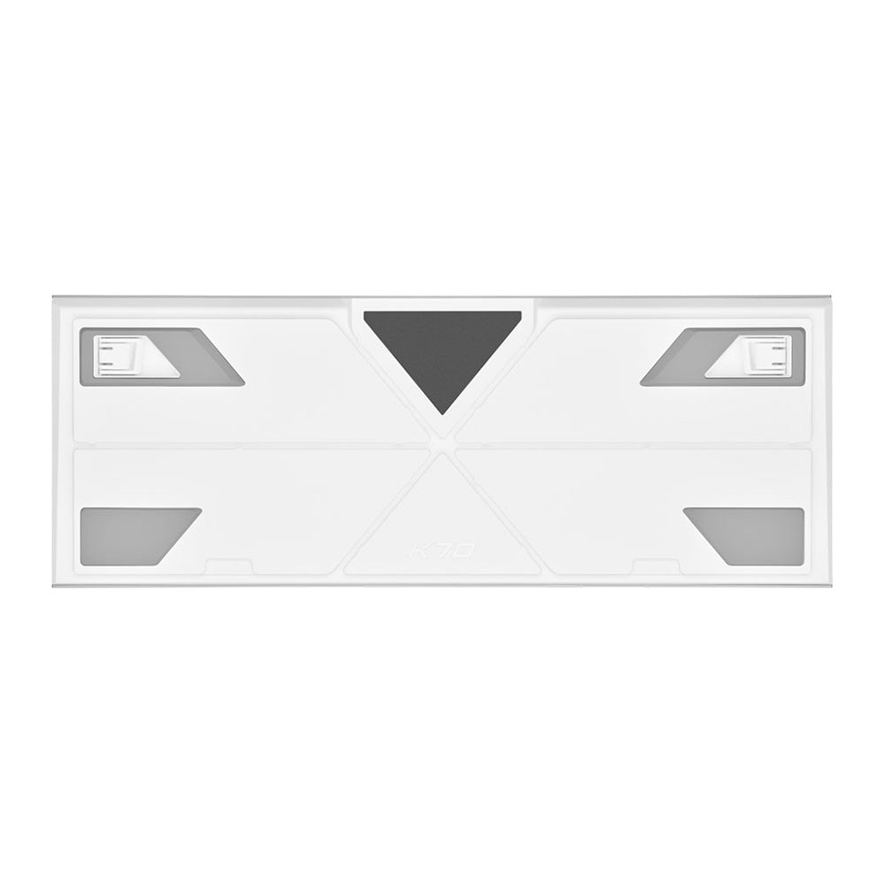 Corsair K70 RGB PRO Mechanical Gaming Keyboard - White with OPX Optical Switches - Fast & Responsive for PC, PS5, Xbox Series X - Perfect for FPS, MOBA & Esports