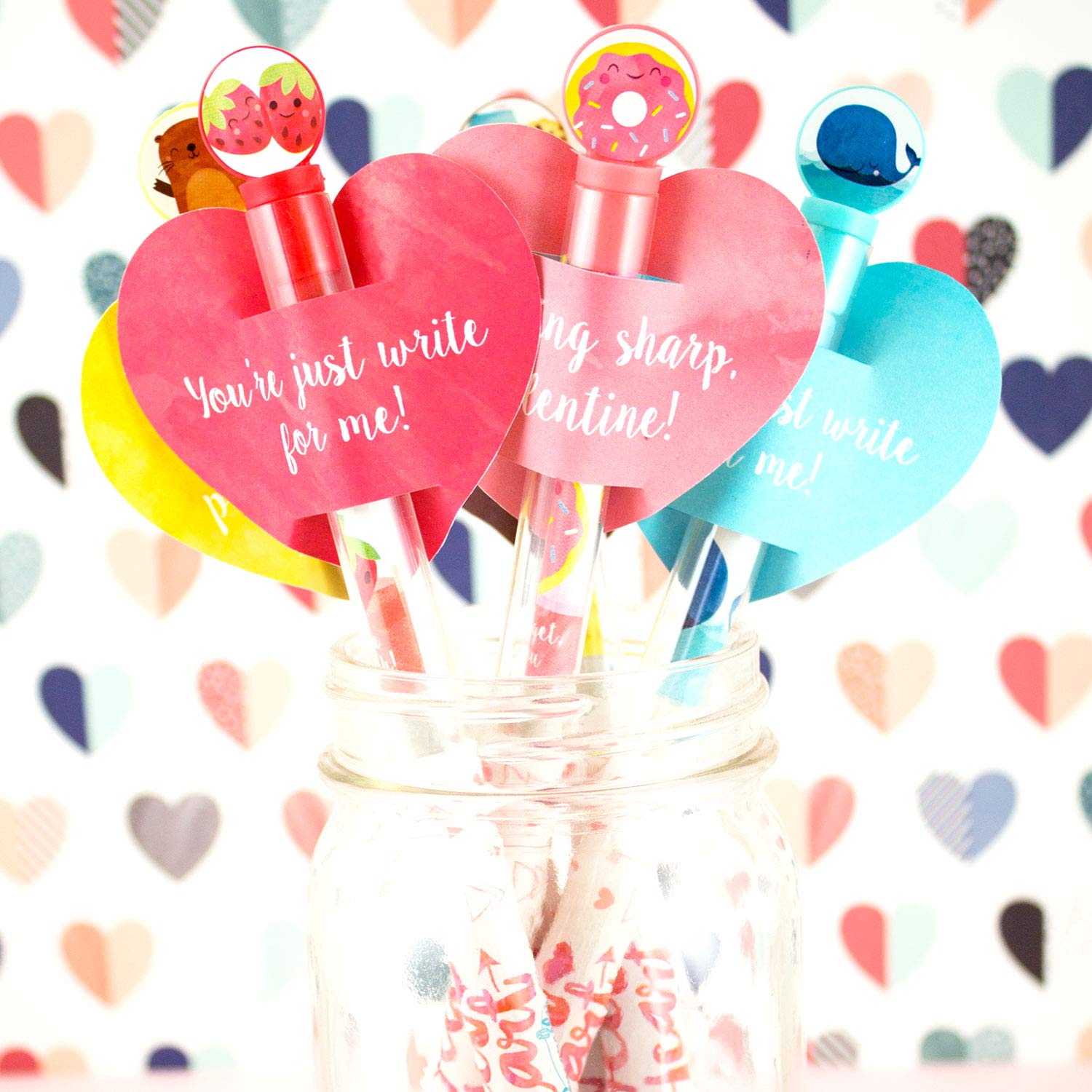 Scentco Sweetheart Smencils - HB #2 Scented Pencils, 5 Count Set | Fun Classroom Rewards, Stocking Stuffers & Kids Gifts | Perfect for School Supplies, Art Projects & Creative Writing