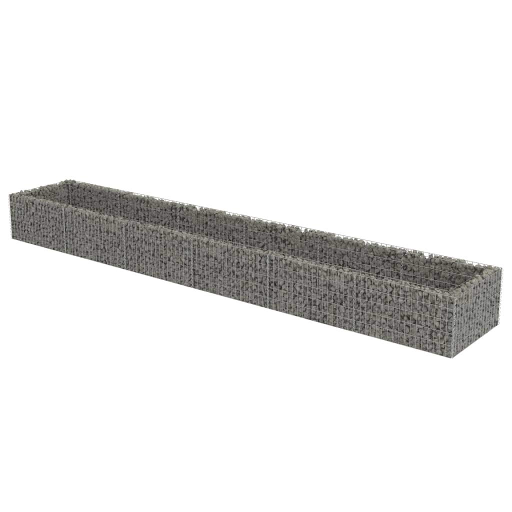 Galvanized Steel Gabion Raised Garden Bed 212.6