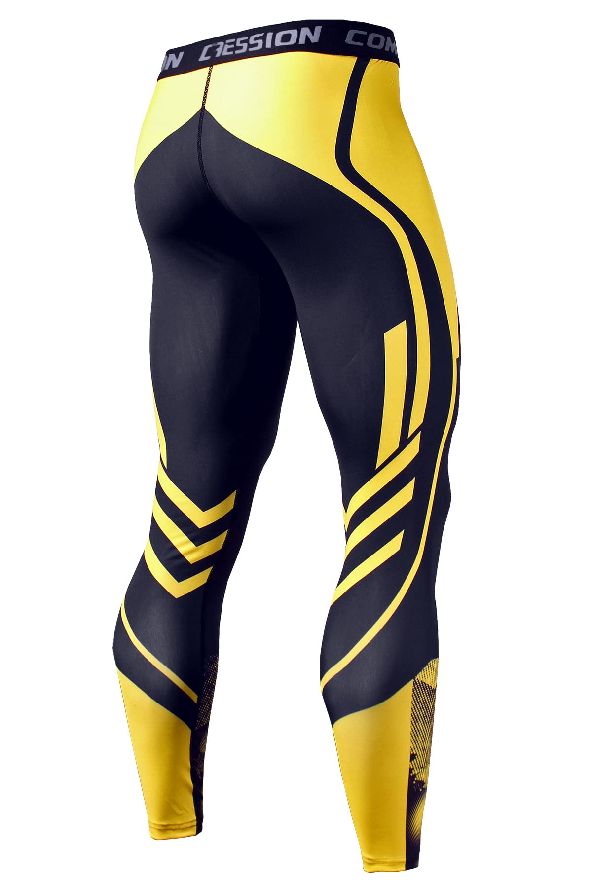 Men's Long Sleeve Compression Shirt & Workout Pants Set - Athletic Running Sports Performance Wear - Moisture Wicking Gym Clothes & Leggings Tights in Black - Ideal for Running, Training & Fitness Workouts