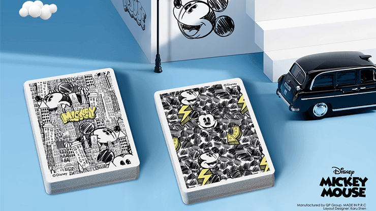Disney Mickey Mouse Playing Cards - 52 Deck Classic Card Game for Family, Friends & Parties - Perfect for Game Nights, Travel & Magic Tricks