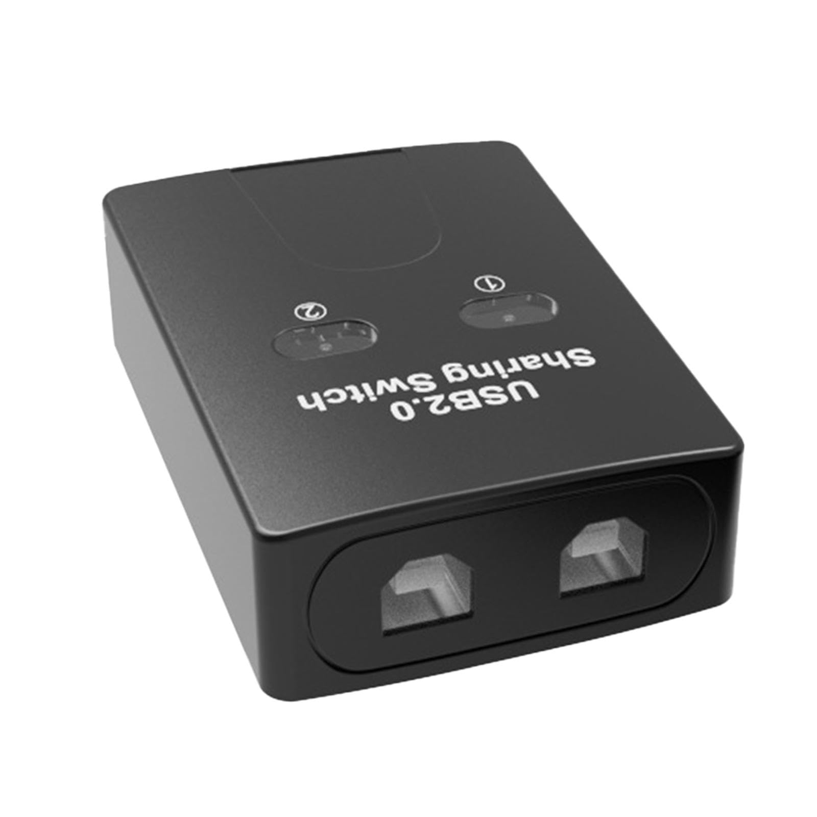 Ronyme 2-in-1 USB Printer Sharing Switch | USB Peripheral Device Switcher for PC & Computer | Stable Connection for U Disk & Printers | Perfect for Home Office & Small Business Workstations