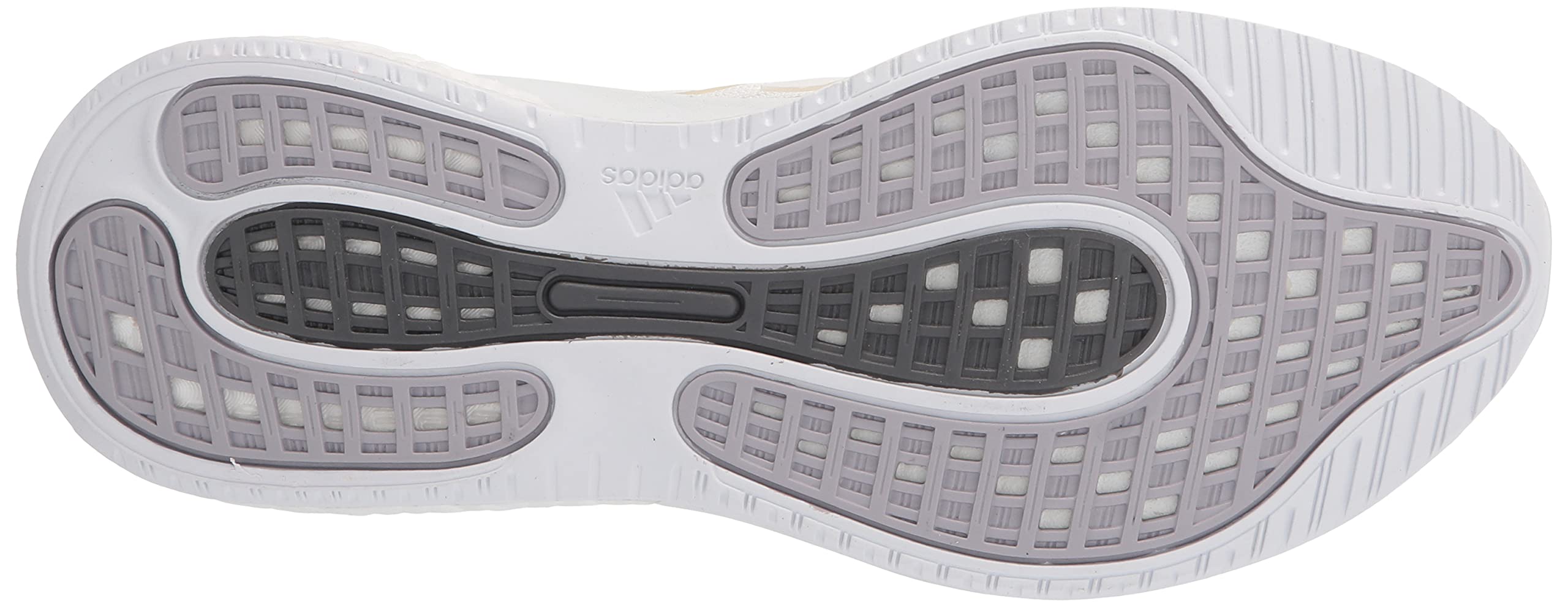 Adidas Women's Supernova Running Shoes - Lightweight Cushioned for Comfort, White/Silver Metallic (US 7.5) | Perfect for Jogging, Gym Workouts & Daily Walking
