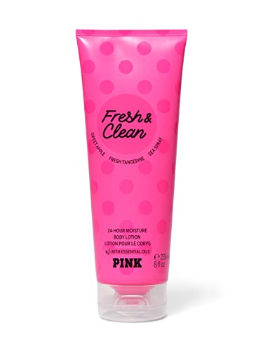 Victoria's Secret Pink Fresh and Clean Fragrance Body Lotion - Moisturizing & Long-Lasting Scent for Women | Perfect for Daily Use, Gift Giving & Self-Care Routine