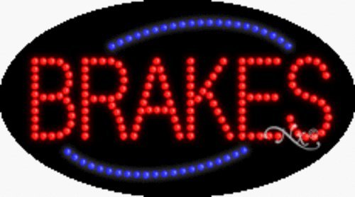High Impact LED Brake Flashing Sign - Energy Efficient Animated Warning Light for Trucks & Trailers - Perfect for Road Safety & Emergency Vehicles