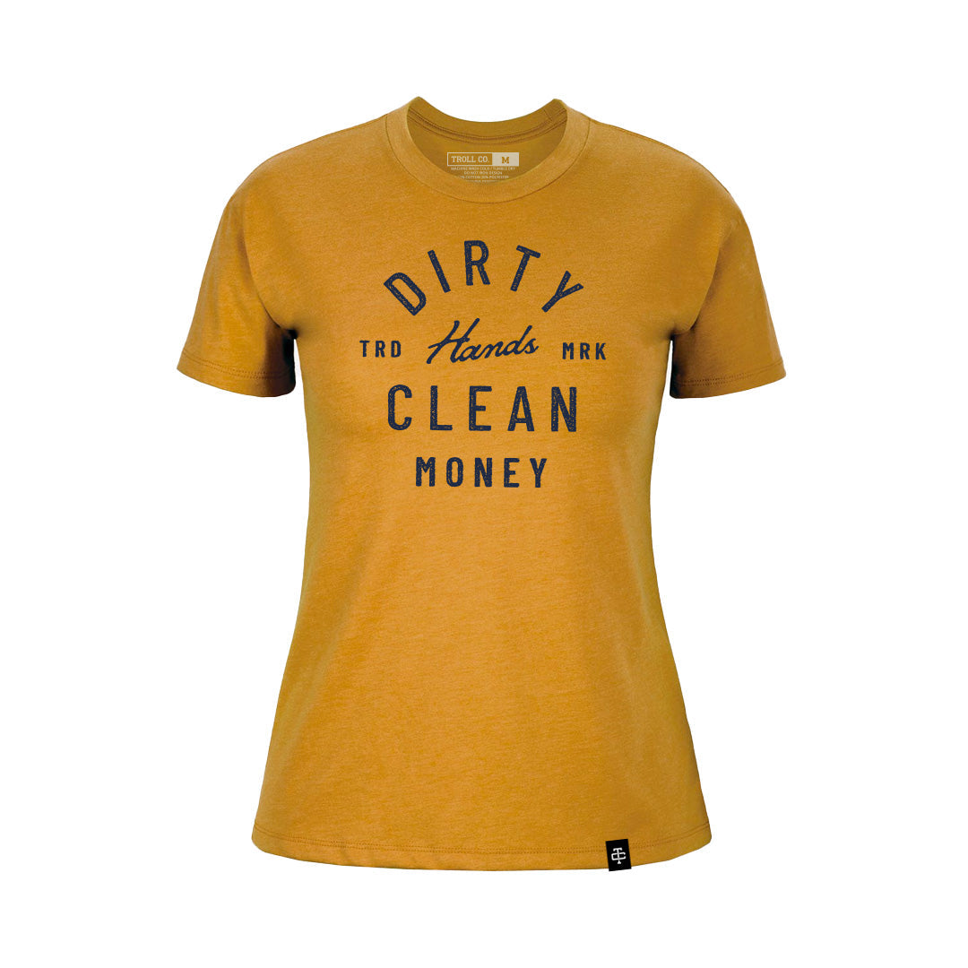 Women's Juno Tee Gold - Soft & Stylish Short Sleeve T-Shirt for Casual Wear & Everyday Outfits