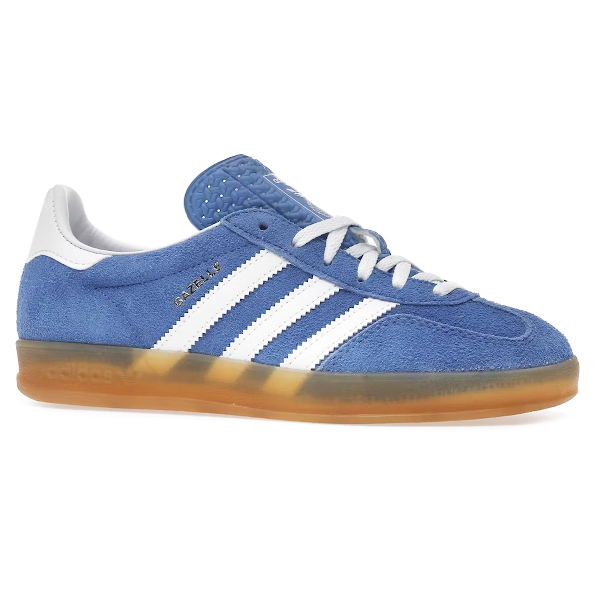 Adidas Gazelle Women's Indoor Sneakers - Blue Fusion Gum Sole | Comfortable & Stylish for Casual Wear, Gym, and Running