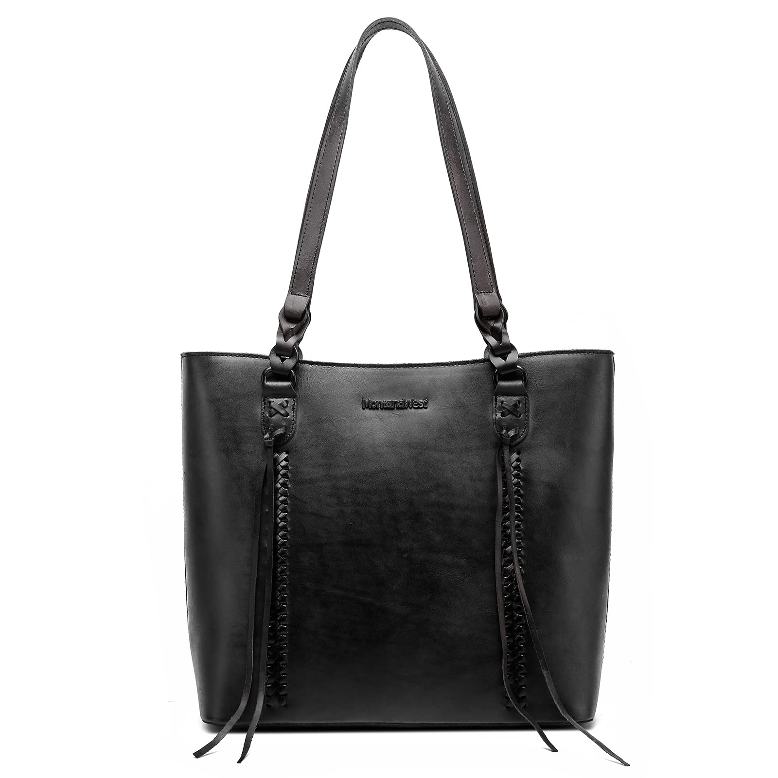 Genuine Leather Concealed Carry Tote Purse for Women - Montana West Hobo Shoulder Bag | Fashionable & Functional Handbag for Everyday Use, Work, Travel & Shopping