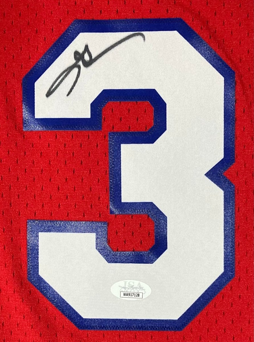 Authentic Allen Iverson Signed Philadelphia 76ers 2002-03 Mitchell & Ness Hardwood Classics Swingman Jersey with JSA COA - Perfect for NBA Memorabilia Collectors and 76ers Fans Display