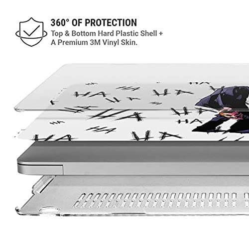 Skinit Protective Case & Skin for MacBook Pro 13-inch M1 (2021) - Official Warner Bros Licensed Joker Design - Durable Laptop Cover for Work, School & Travel