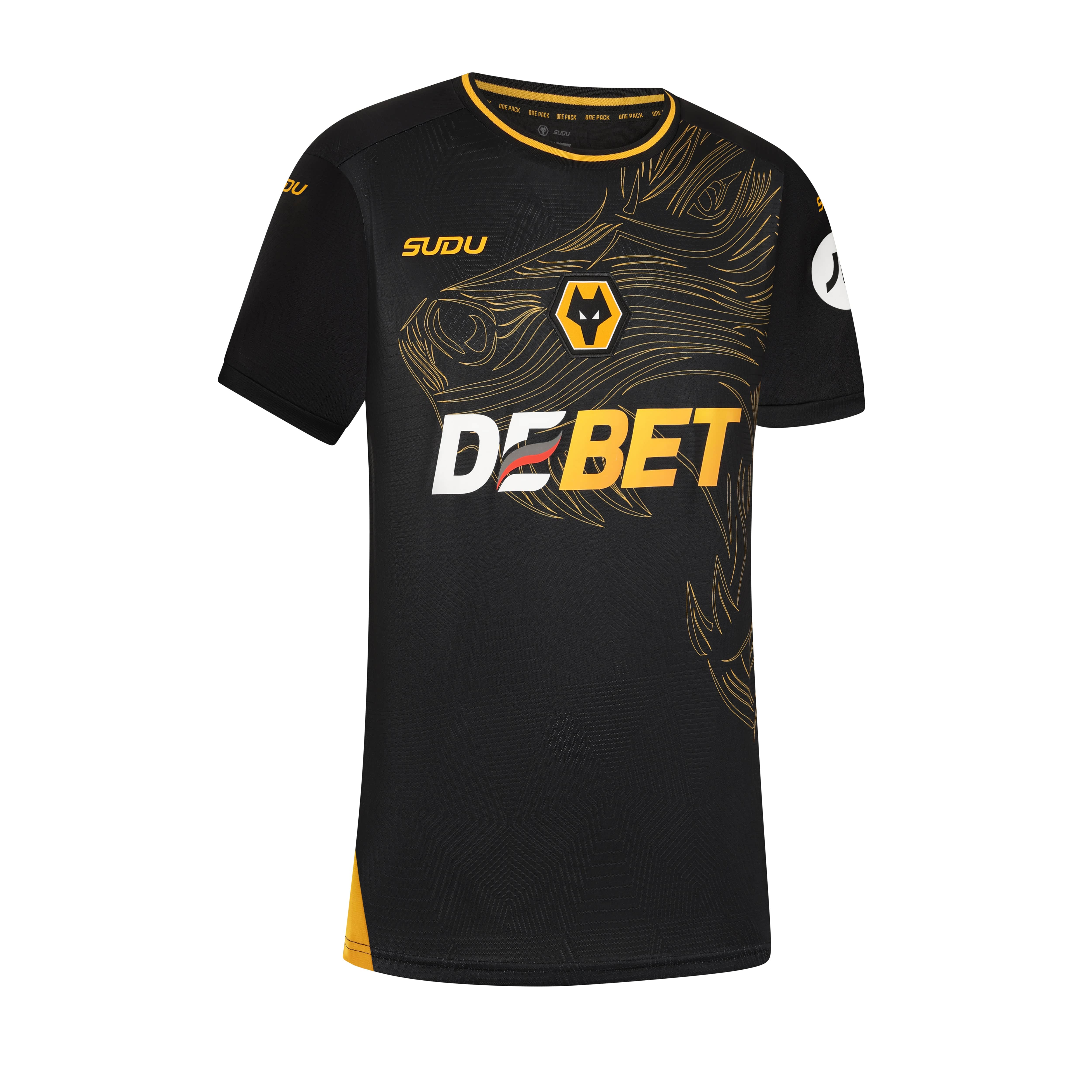 2024-2025 Wolves Away Jersey for Adults - Men's & Women's Soccer Jersey - Perfect for Matchdays, Fan Events & Casual Wear