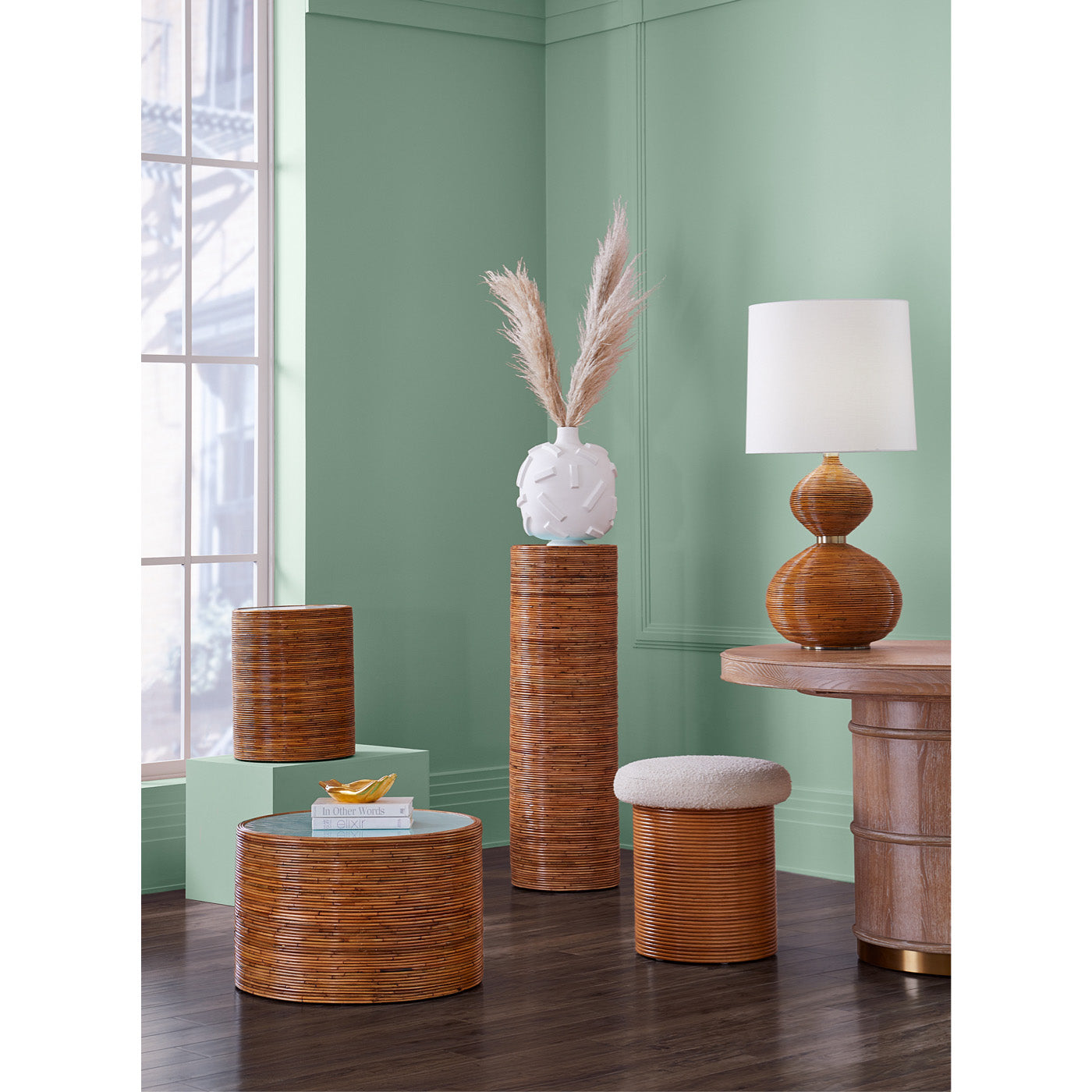 Riviera Table Lamp - Modern Bedside & Living Room Lighting - Elegant Home Decor for Bedrooms, Offices & Dorm Rooms