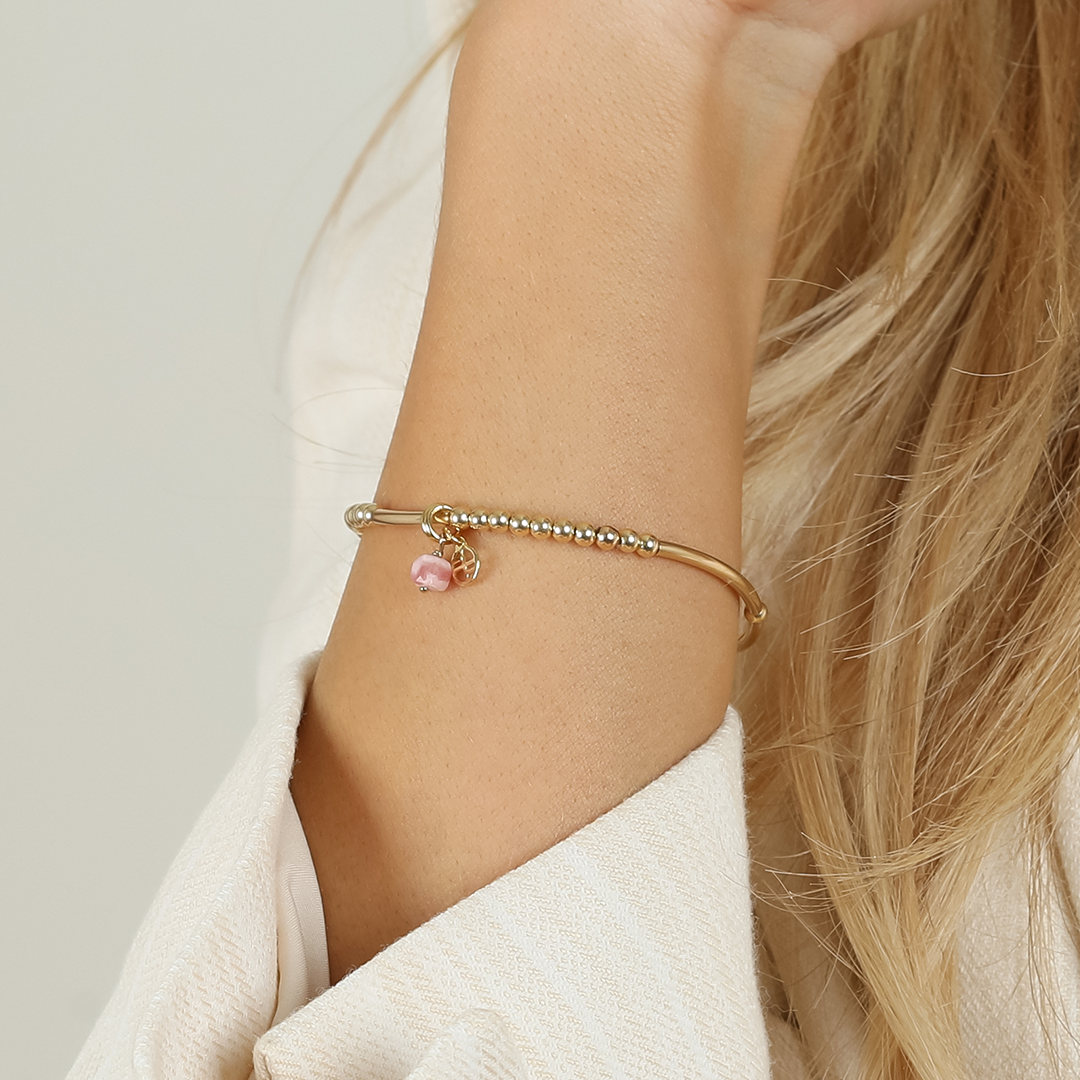National Breast Cancer Awareness Bracelet - Support & Fundraising for Breast Cancer Research - Wear for Awareness Events & Daily Inspiration