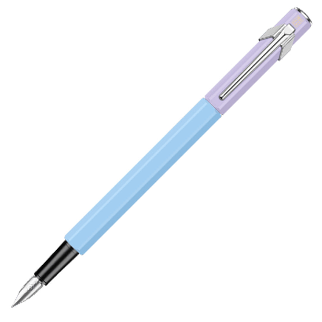 Caran d'Ache 849 Fountain Pen - Paul Smith Limited Edition Sky Blue & Lavender - Luxury Writing Instrument for Professionals & Collectors - Perfect for Office, Gifts & Signature Moments