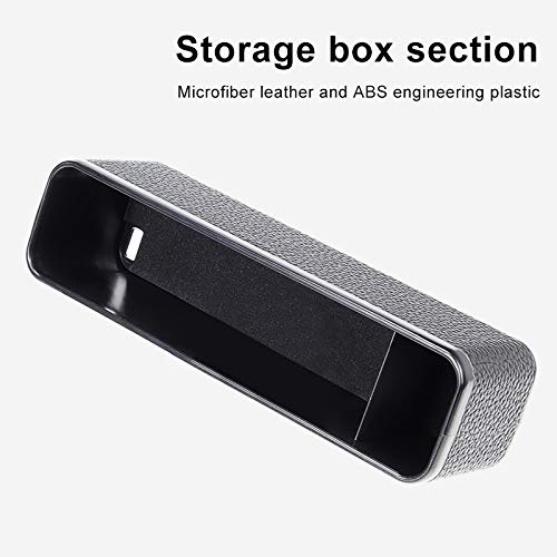 Universal Car Seat Gap Organizer - Multi-Functional Console Side Pocket Storage Box for Phones, Keys & Accessories (Black/Beige) | Fits Between Seats for Neat Car Interior Organization