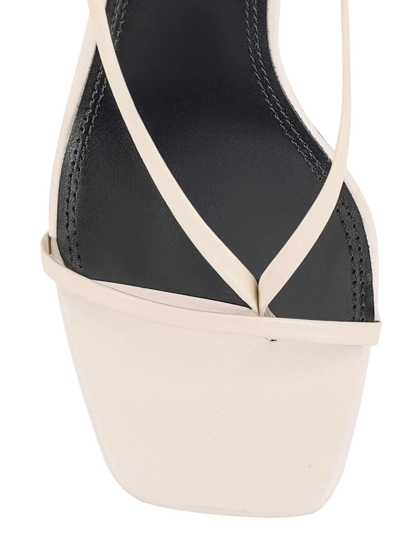 Spice Strappy Sandals - Chalk White Leather Women's Summer Sandals | Comfortable & Stylish for Beach, Vacation & Casual Outings