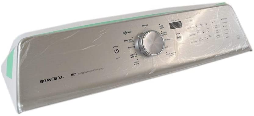 Whirlpool W10861510 Washer Console Control Panel Replacement Part - Compatible with Various Whirlpool Washing Machines for Easy DIY Repair