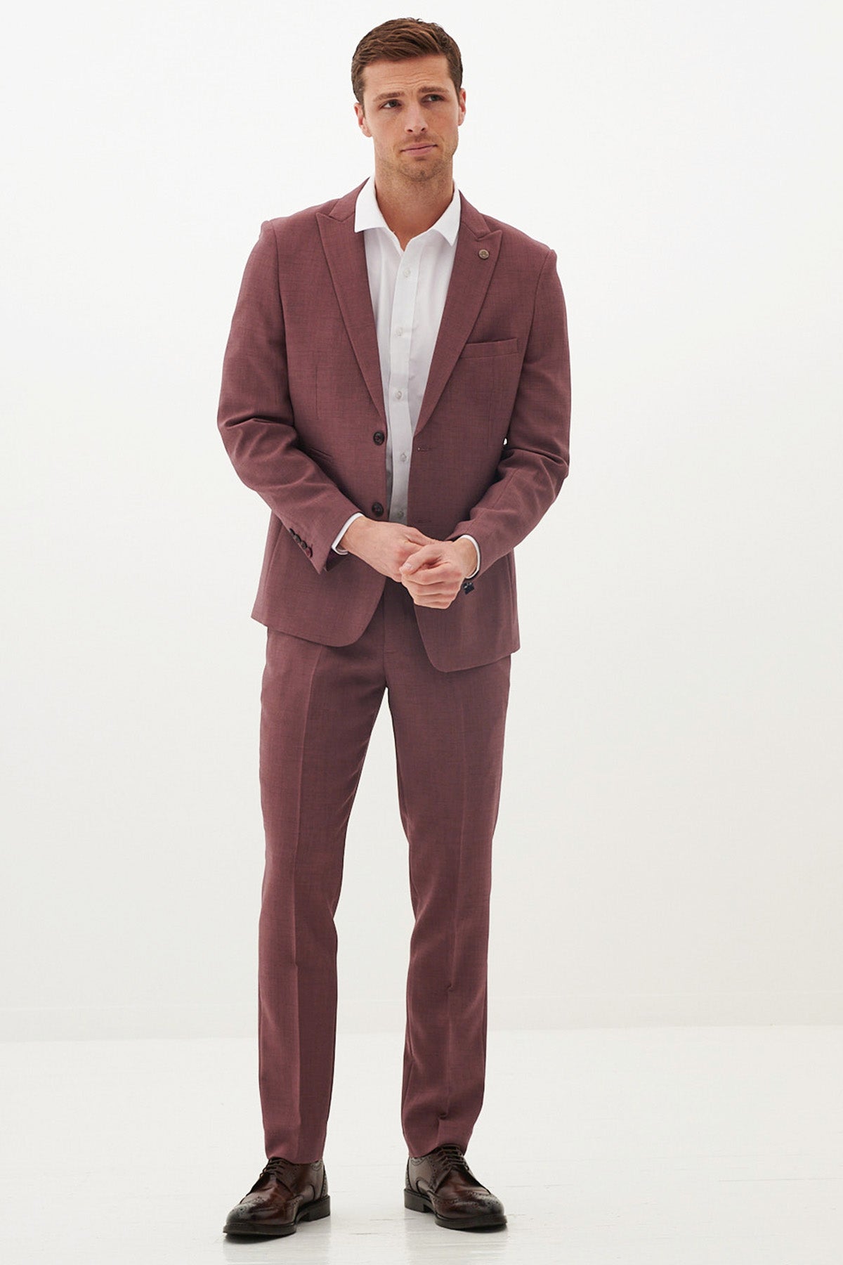 Elegant MONTY Mauve Two Piece Suit for Women - Formal Office Wear & Special Occasions Outfit