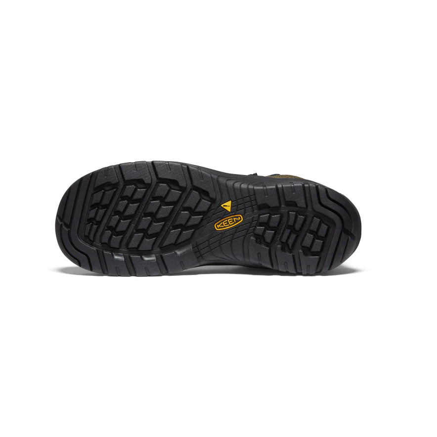 KEEN Men's Reno Mid KBF Waterproof CSA Approved Work Boots - Steel Toe, Slip Resistant, Comfortable for Construction, Hiking & Outdoor Work