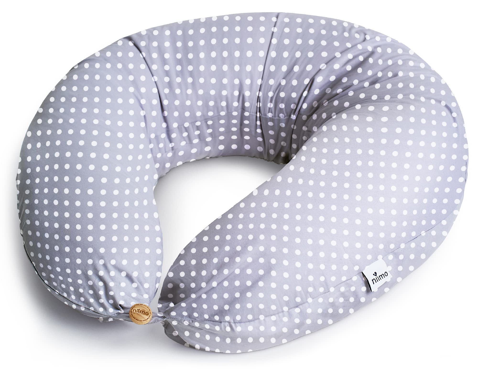 Niimo XXL Pregnancy Pillow & Nursing Pillow for Moms – Award-Winning 2022 Double Platinum Maternity Support Pillow | 100% Cotton Washable Cover | Full Body Pregnancy Must Have – Perfect for Side Sleeping, Back Pain Relief & Breastfeeding Comfort